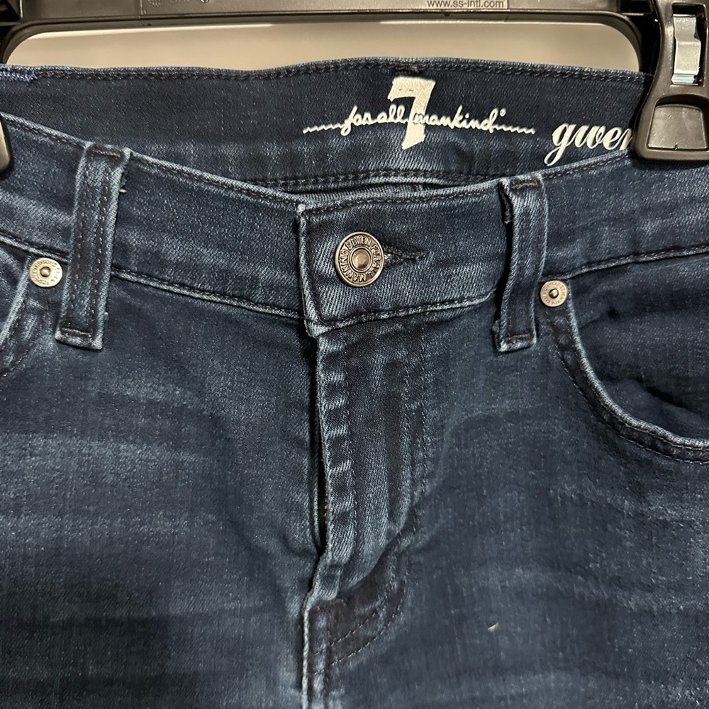 7 For All Mankind Genevere skinny jeans.